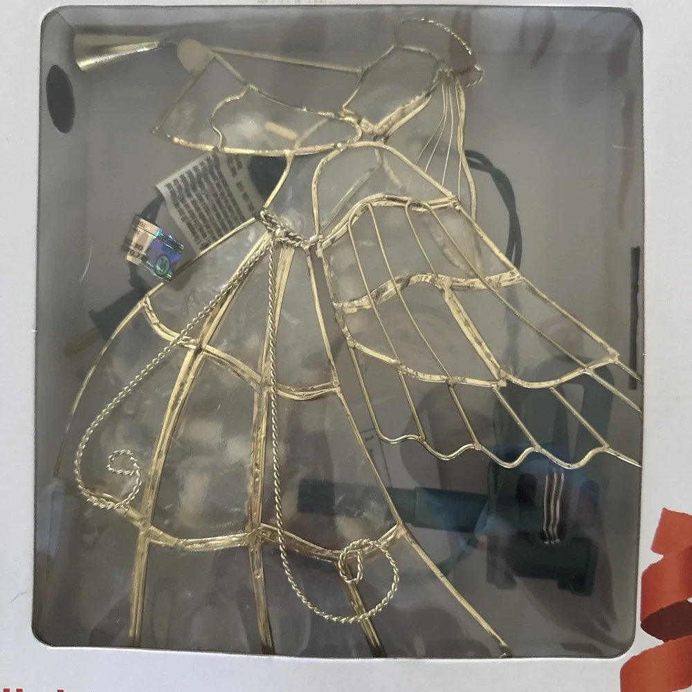 Capiz-Style Angel Tree Top, 16ct, Clear, GE‎ Holiday Classics® Incandescent